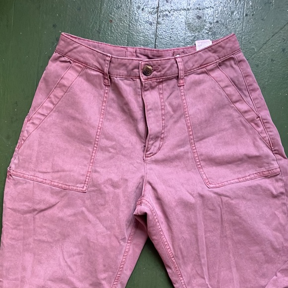 Pink cargo pants. Perfect condition, only worn a couple times. Super comfy! - Picture 2 of 5